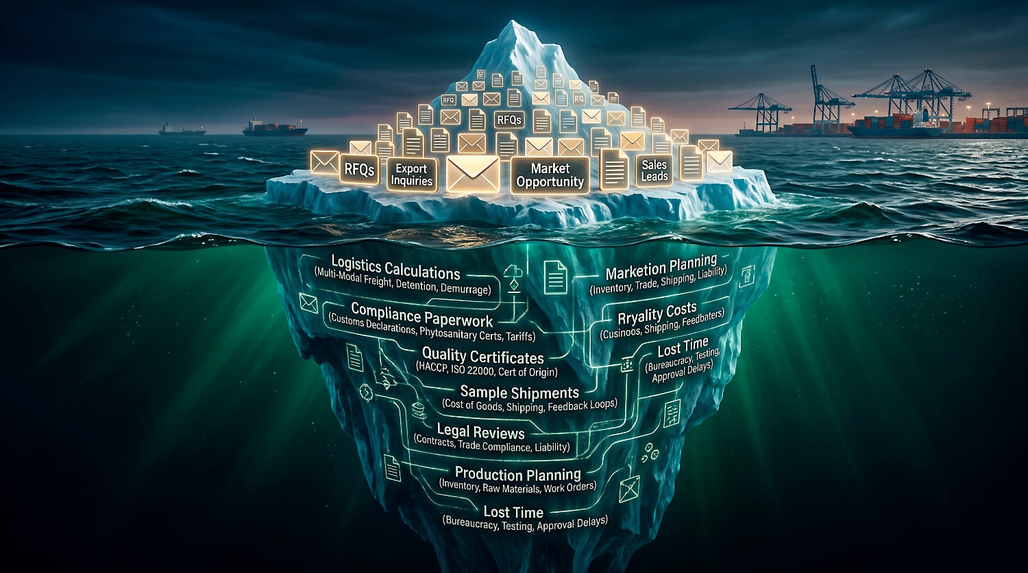 Increasing export transaction profitability and protecting corporate resources