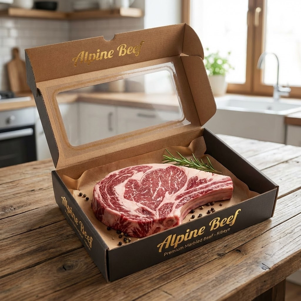 Говядина Рибай Alpine Beef: Вершина Вкуса и Превосходство для вашего HoReCa и Ритейл Бизнеса.