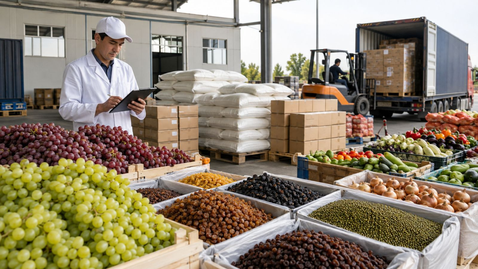 Экспорт продуктов питания из Узбекистана и ключевые рынки